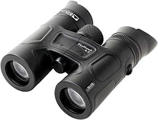 Alt view image 2 of 4 - Steiner SkyHawk 4.0 10x32 Binoculars (23370900) Bundle with Padded Backpack, Floating Wrist Strap, and 6Ave Cleaning Kit
