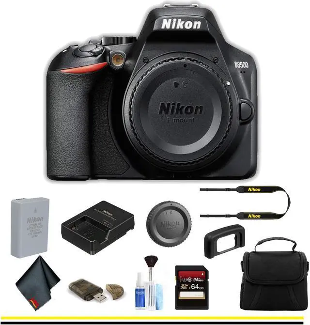 Main image of Nikon D3500 DSLR Camera (1519 ) Starter Bundle (International Model )