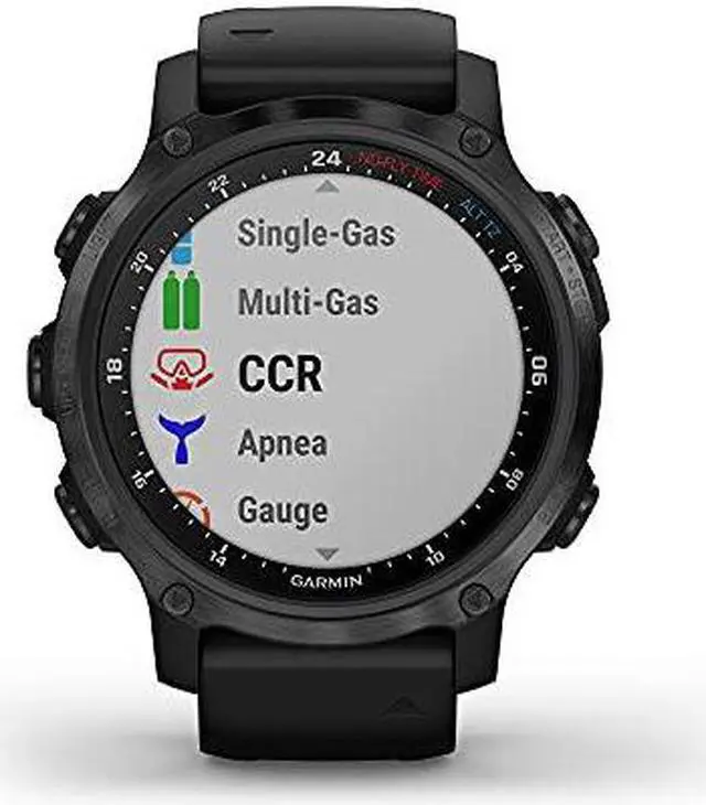 Alt view image 2 of 14 - Garmin Descent Mk2S, Smaller-Sized Watch-Style Dive Computer, Multisport Training/Smart Features, Gray with Black Silicone Band, (010-02403-03)