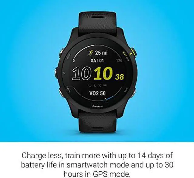 Alt view image 10 of 11 - Garmin Forerunner 255 Music, Black | Smart Watch 010-02641-20