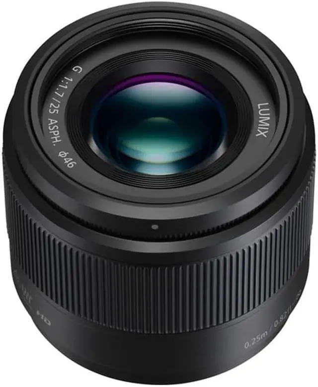 Alt view image 2 of 4 - Panasonic Lumix G 25mm f/1.7 ASPH. Lens with Memory Card (International Model)