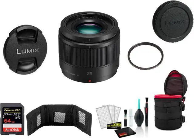 Main image of Panasonic Lumix G 25mm f/1.7 ASPH. Lens with Memory Card (International Model)