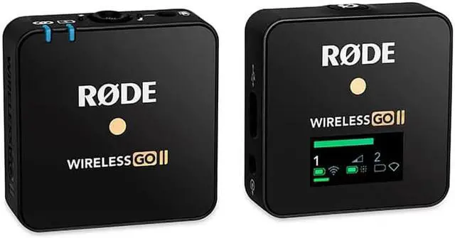 Alt view image 14 of 20 - Rode Wireless GO II Single Compact Digital Wireless Microphone System/Recorder (2.4 GHz, Black)