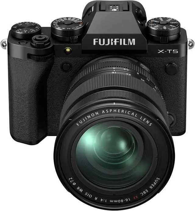 Main image of Fujifilm X-T5 Mirrorless Digital Camera XF16-80mm Lens Kit - Black
