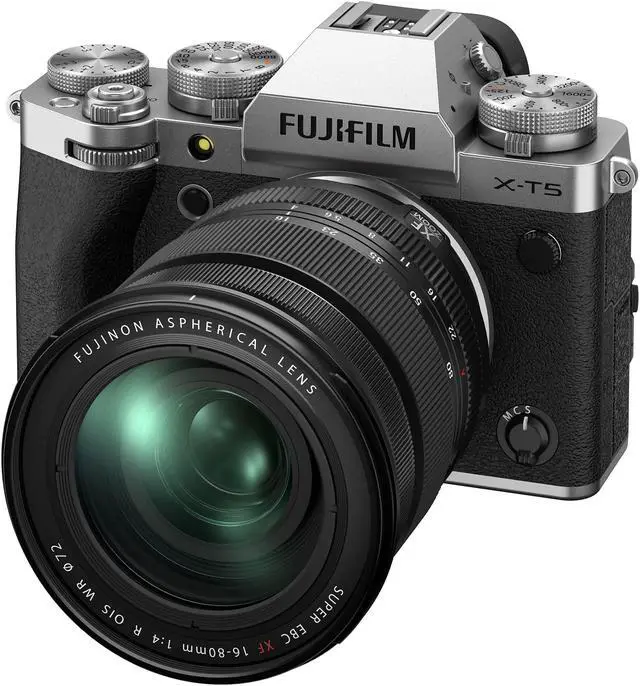 Alt view image 12 of 20 - Fujifilm X-T5 Mirrorless 40MP 6K Fuji X T5 Digital Camera Body Silver