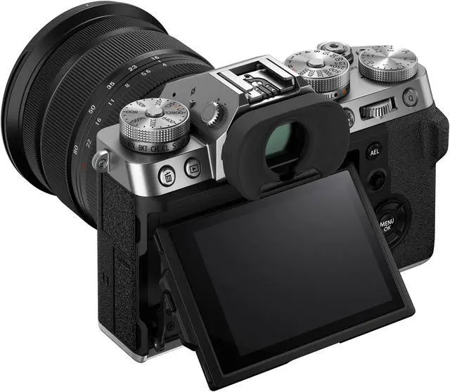 Alt view image 14 of 20 - Fujifilm X-T5 Mirrorless 40MP 6K Fuji X T5 Digital Camera Body Silver