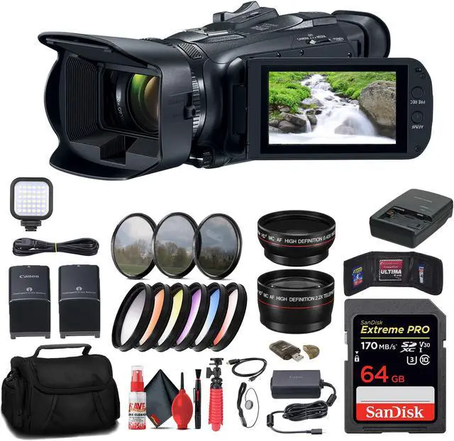 Main image of Canon Vixia HF G70 UHD 4K Camcorder + 64GB Memory Card + BP828 Battery + More