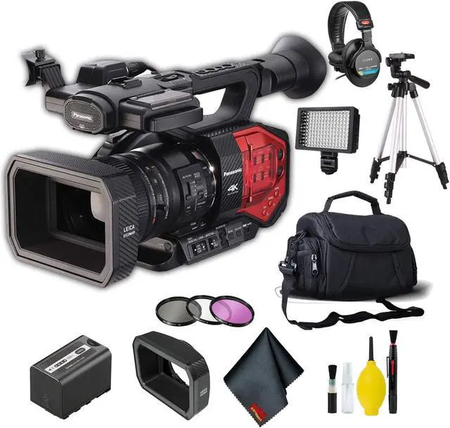 Main image of Panasonic AG-DVX200 4K Camcorder with Four Thirds Sensor and Integrated Zoom Lens Pro Bundle