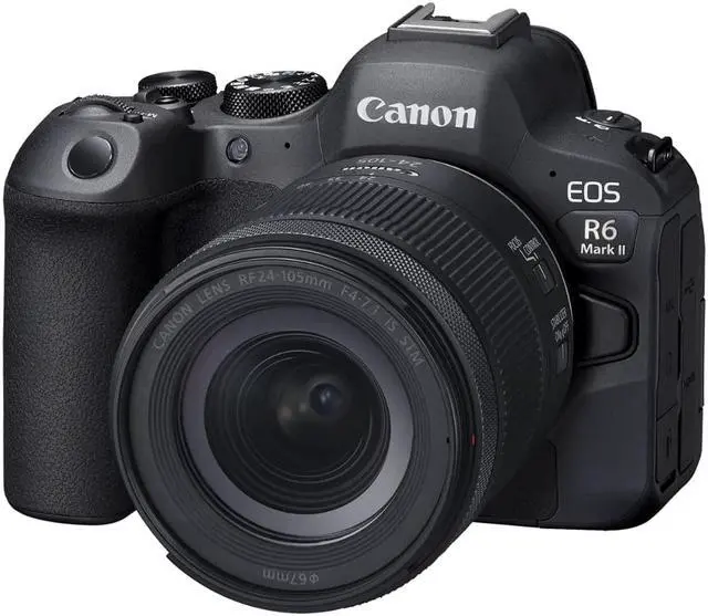 Alt view image 2 of 20 - Canon EOS R6 Mark II Mirrorless Camera with RF 24-105mm f/4-7.1 IS STM Lens, Black