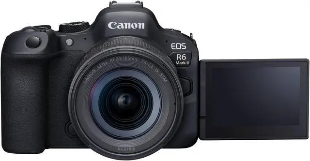 Alt view image 3 of 20 - Canon EOS R6 Mark II Mirrorless Camera with RF 24-105mm f/4-7.1 IS STM Lens, Black