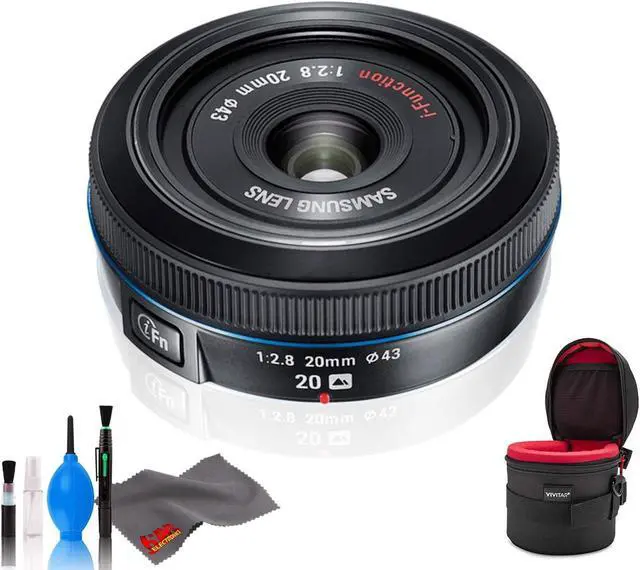 Alt view image 2 of 4 - Samsung 20mm F.8 Pancake Lens F/NX (Black) - Standard Bundle