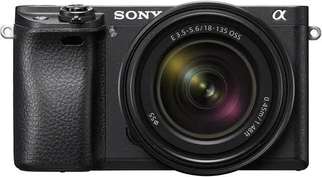 Main image of Sony Alpha a6300 Mirrorless Camera Interchangeable Lens Digital Camera with 18-135mm Zoom Lens - E Mount Compatible - Black (Renewed)