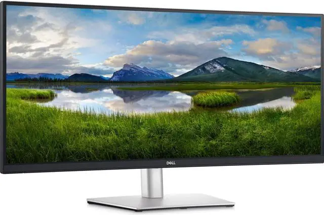 Alt view image 2 of 6 - Dell 34" 60 Hz IPS WQHD IPS Monitor 8 ms (gray-to-gray normal); 5 ms (gray-to-gray fast) HDMI, DisplayPort, USB Curved P3421WN