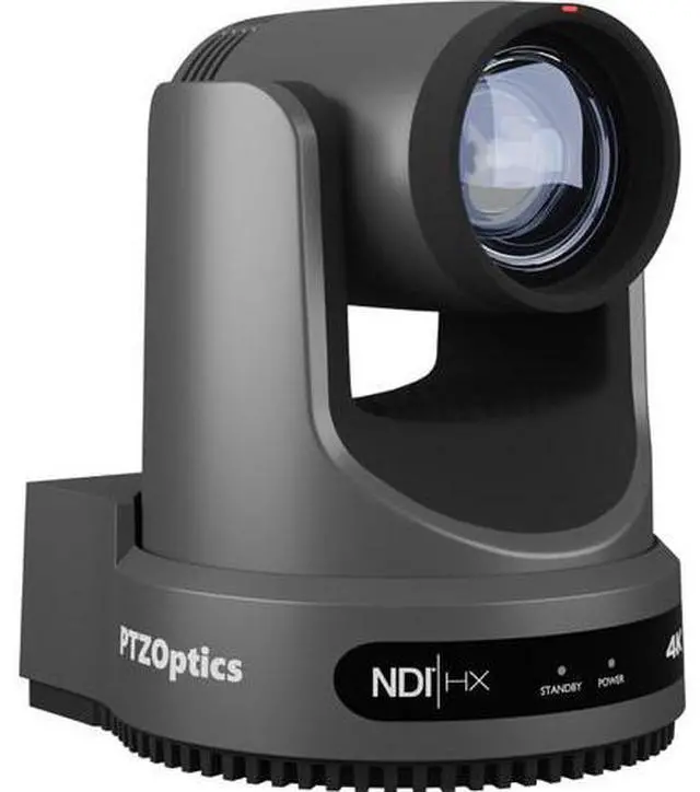 Main image of PTZOptics Move 4K 12X Optical Zoom Camera (Gray)