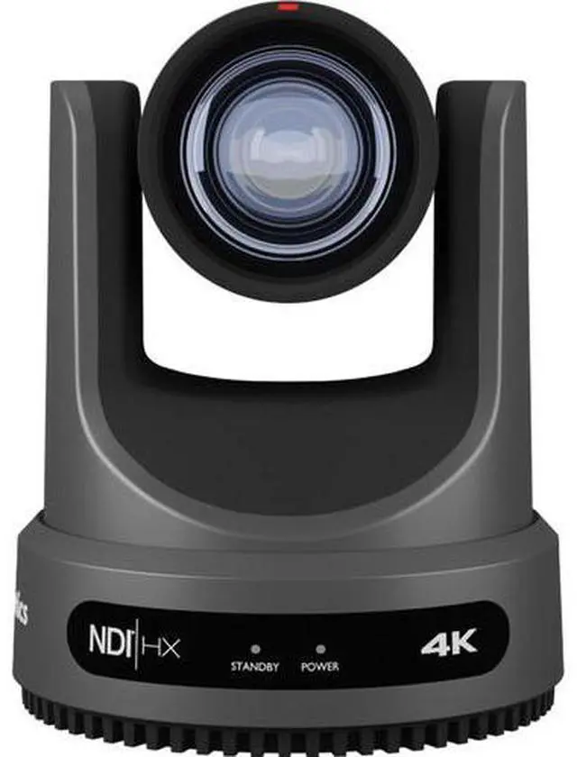 Alt view image 2 of 12 - PTZOptics Move 4K 12X Optical Zoom Camera (Gray)