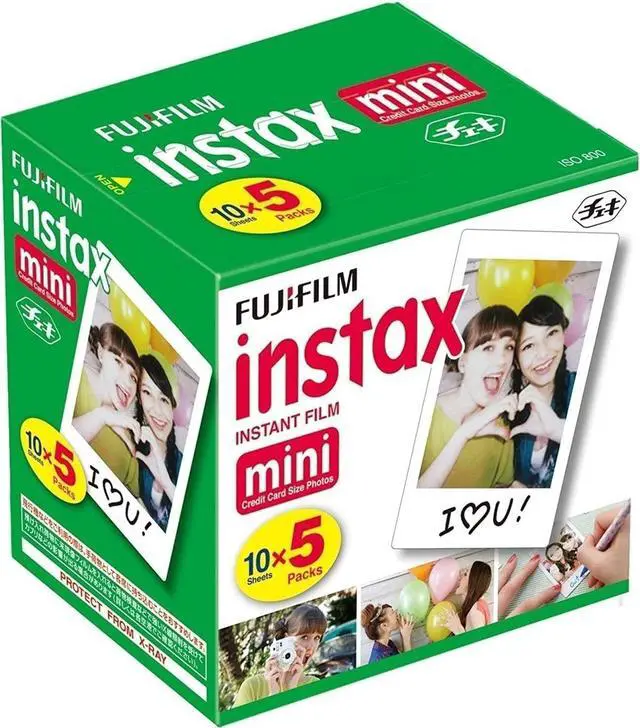 Alt view image 4 of 12 - Fujifilm Instax Mini Instant Film, 10 Sheets5 Pack(Total 50 Shoots)