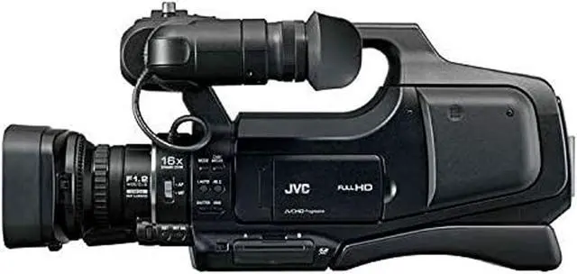 Alt view image 2 of 3 - JVC GY-HM190AG Ultra HD 4K Camcorder with HD-SDI (PAL) with Sony Headphones