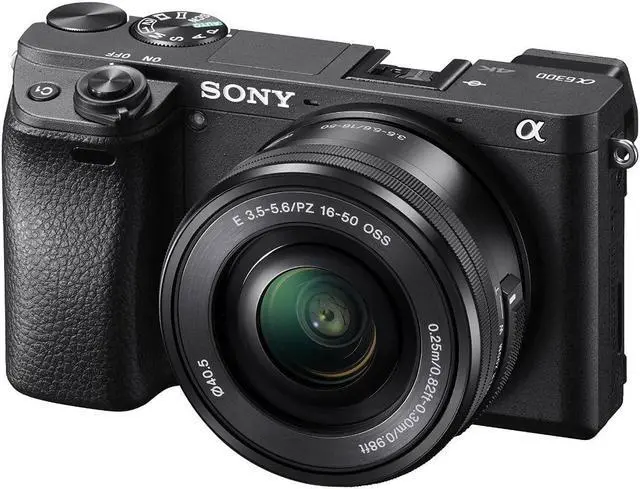 Alt view image 8 of 9 - Sony Alpha 6300 24.2 Megapixel Mirrorless Camera with Lens-16 mm-50 mm Black