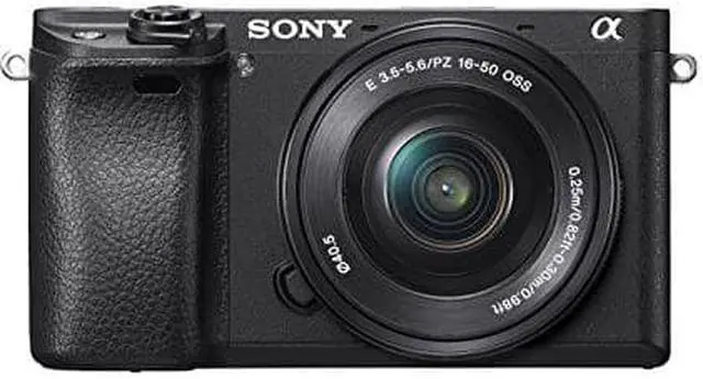 Alt view image 7 of 9 - Sony Alpha 6300 24.2 Megapixel Mirrorless Camera with Lens-16 mm-50 mm Black