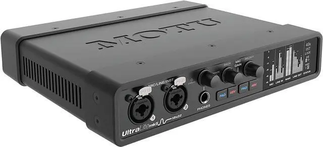 Alt view image 7 of 13 - Motu UltraLite-mk5 18x22 USB Audio Interface with DSP, Mixing and Effects