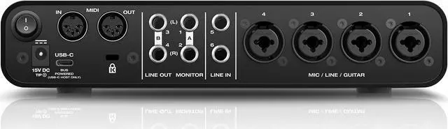 Alt view image 3 of 4 - MOTU M6 6x4 USB-C Audio Interface with Studio-Quality Sound