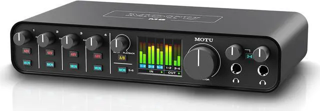 Alt view image 4 of 4 - MOTU M6 6x4 USB-C Audio Interface with Studio-Quality Sound