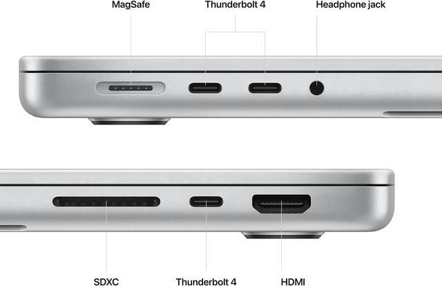 Alt view image 4 of 4 - Apple 2023 MacBook Pro Laptop M2 Max chip with 12core CPU and 30core GPU: 14.2-inch Liquid Retina XDR Display, 32GB Unified Memory, 1TB SSD Storage. Works with iPhone/iPad; Silver