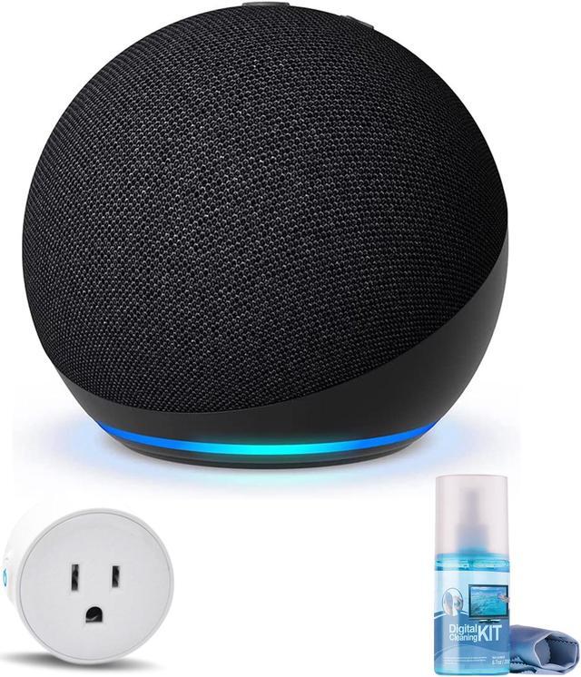 Main image of Amazon Echo Dot (5th Gen, 2022 Release) (Charcoal) with accessories