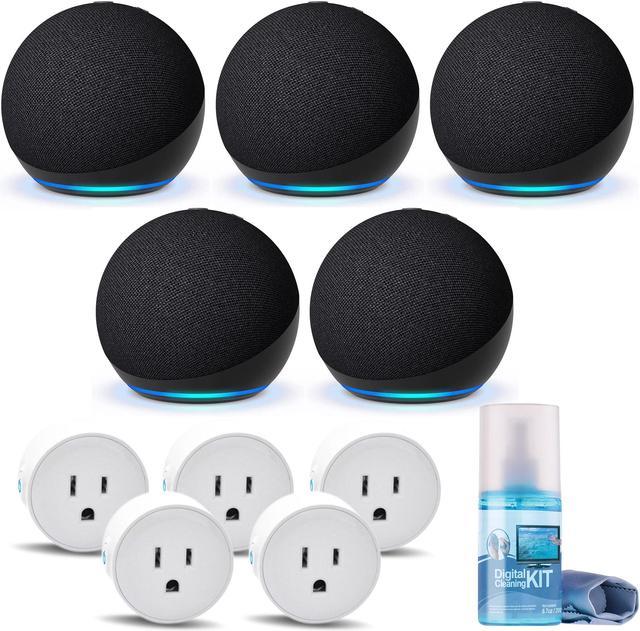 5-Pack  Echo Dot (5th Gen, 2022 Release) (Charcoal) with
