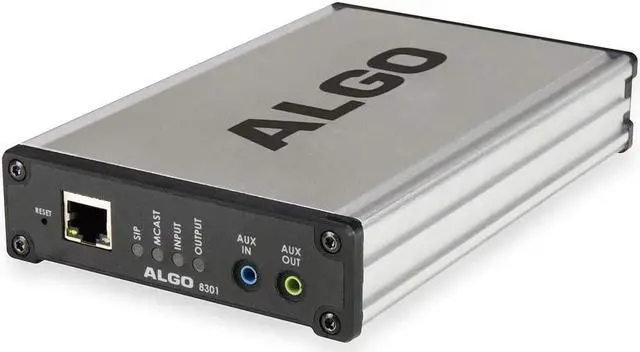 Main image of Algo 8301 IP Voice Paging Adapter & Bell Scheduler