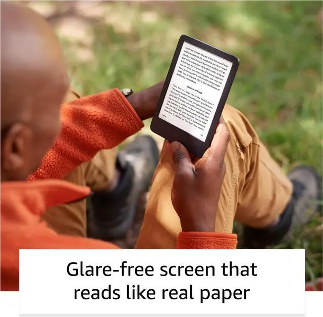 Alt view image 3 of 4 - All-new Kindle (2022 release) - The lightest and most compact Kindle, now with a 6 300 ppi high-resolution display, and 2x the storage - Denim