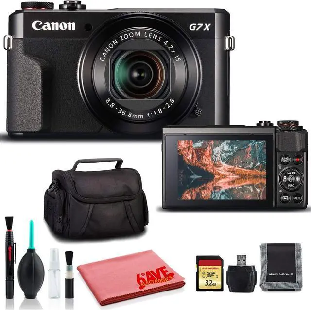 Alt view image 5 of 7 - Canon PowerShot G7 X Mark II Digital Camera (International Model) - Ultimate Kit