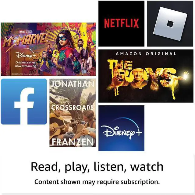 Alt view image 2 of 4 - Amazon Fire HD 8 tablet, 32 GB,12th gen 2022 release, Rose