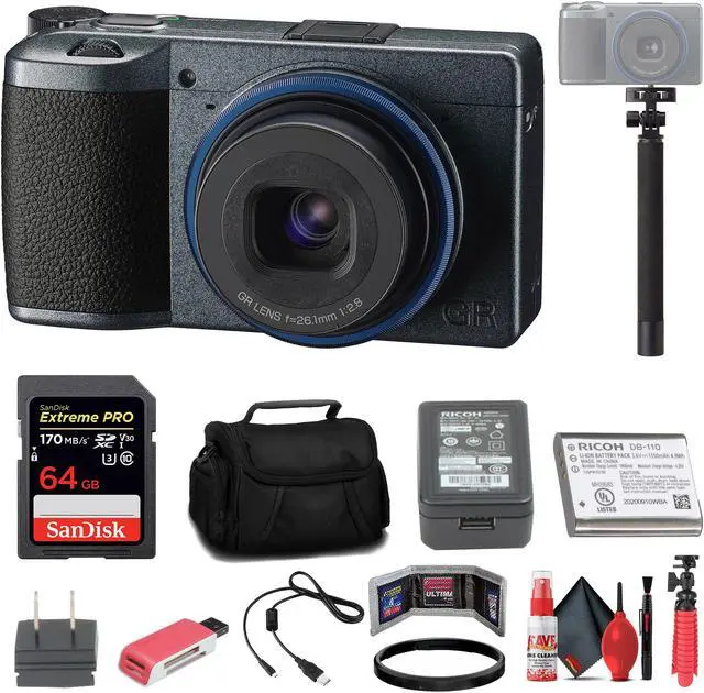 Main image of Ricoh GR IIIx Urban Edition Camera with Deluxe Accessory Kit