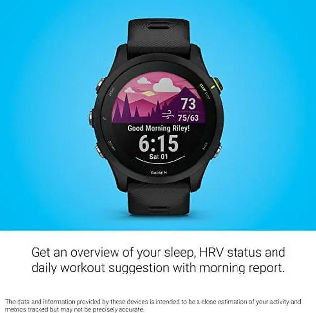 Alt view image 11 of 11 - Garmin Forerunner 255 Music, Black | Smart Watch 010-02641-20
