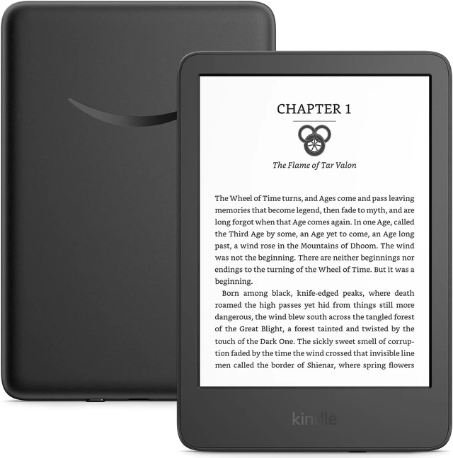 Alt view image 3 of 7 - Amazon Kindle 6" e-Reader 16GB Black B09SWW583J 2022 Release