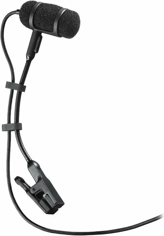 Alt view image 2 of 4 - Audio-Technica PRO 35 Cardioid Condenser Clip-on Instrument Microphone with 10-Foot XLR Cable, Carrying Case, 6Ave Clean