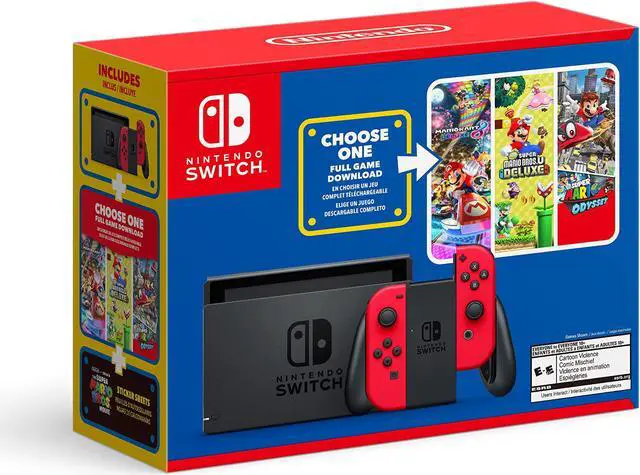 Alt view image 7 of 11 - Nintendo Switch Mario Choose One Bundle