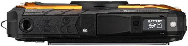 Alt view image 4 of 4 - Ricoh WG-80 Waterproof Digital Camera (Orange) with Tripod (International Model)