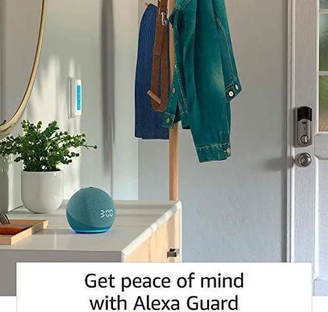 Alt view image 15 of 18 - Amazon Echo Dot 4th Gen Clock and Alexa Smart Speaker Twilight Blue
