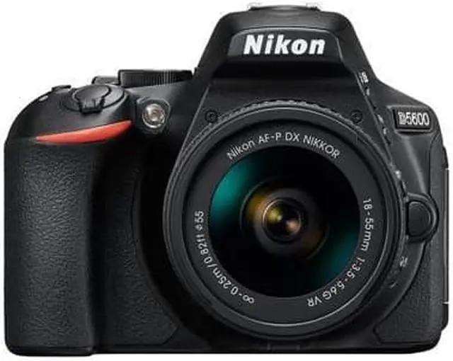 Alt view image 6 of 8 - Nikon D5600 DSLR Camera with 18-140mm Lens International Version (No Warranty) + Tripod and Flash Bundle