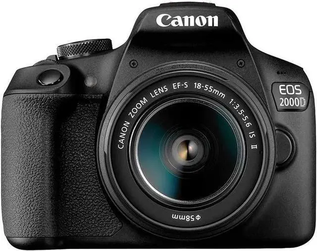 Alt view image 9 of 11 - Canon EOS 2000D / Rebel T7 24.1MP CMOS 1080p DSLR Camera + EF-S 18-55mm f/3.5-5.6 Lens (Intl Model)