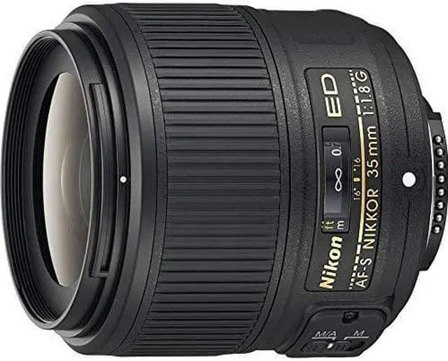 Main image of Nikon AF-S FX NIKKOR 35mm f/1.8G ED Fixed Zoom Lens with Auto Focus for Nikon DSLR Cameras (Renewed)