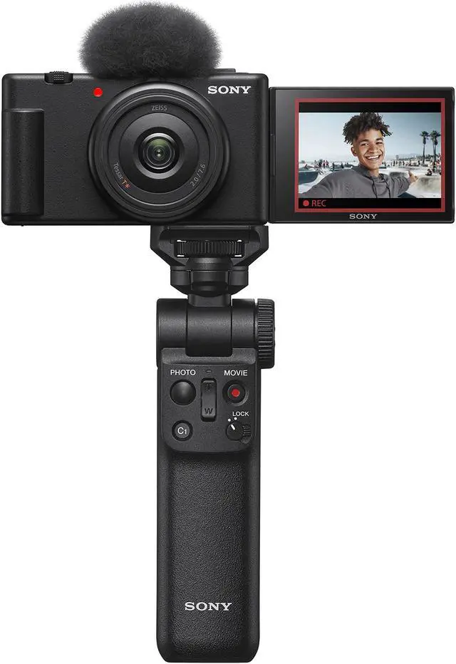 Alt view image 14 of 20 - Sony ZV-1F Black Vlog Camera For Content Creators & Vloggers - ZV1F/B