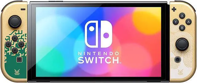 Alt view image 4 of 4 - Nintendo Switch OLED Zelda Tears of The Kingdom with Case and 128GB Memory Card