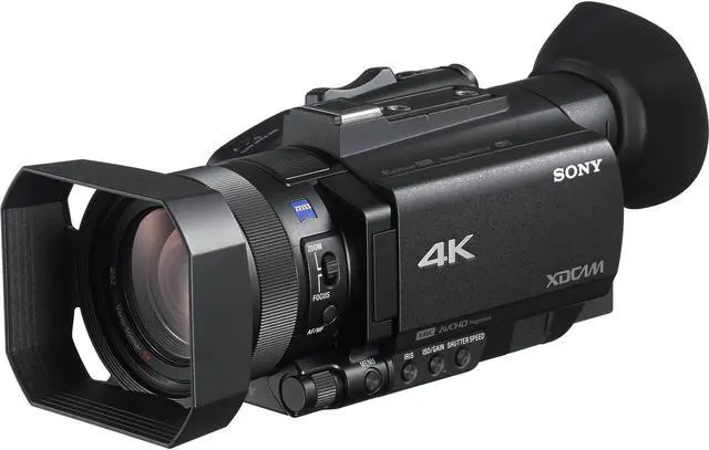 Alt view image 4 of 4 - Sony PXW-Z90V 4K HDR XDCAM with Fast Hybrid AF + NP-FV70 Replacement Lithium Ion Battery + External Rapid Charger + 128GB SDXC Class 10 Memory Card + 62mm 3 Piece Filter Kit Bundle
