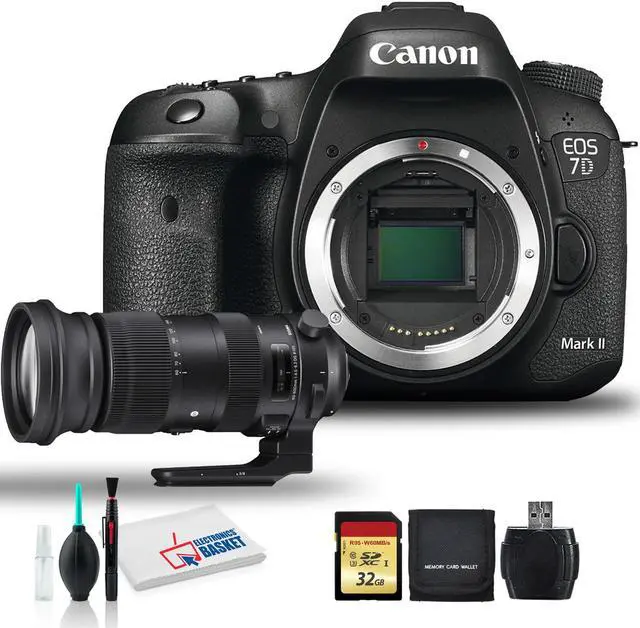 Main image of Canon EOS 7D Mark II DSLR Camera with Sigma 60-600mm f/4.5-6.3 DG OS HSM Sports Lens, and More (Intl Model)
