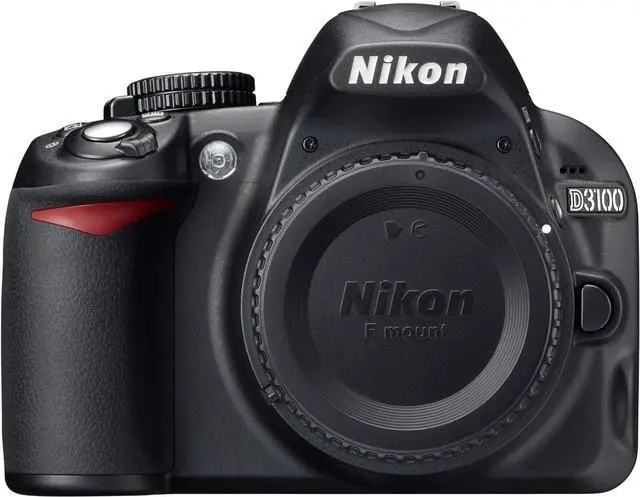 Main image of Nikon D3100 14.2MP DX-Format DSLR Digital Camera Body Only (No Lens) - (Black)
