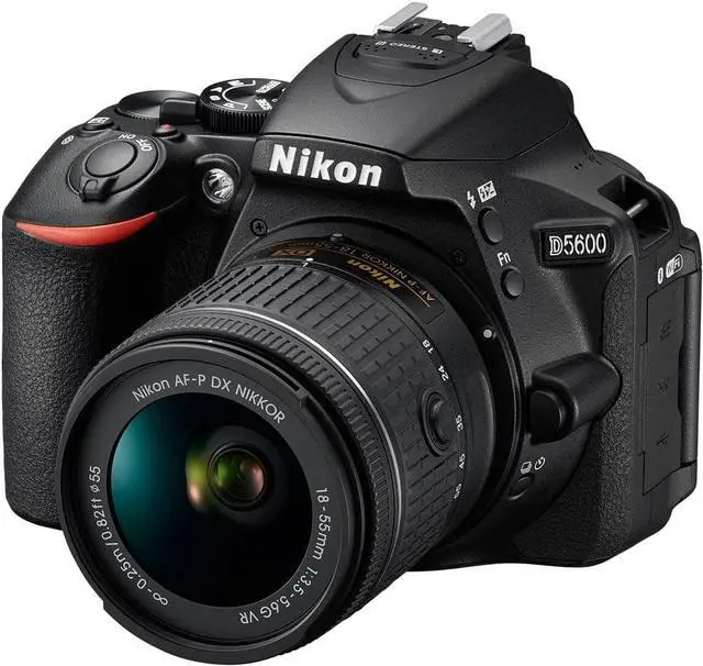 Alt view image 3 of 4 - Nikon D5600 24.2MP DX-Format DSLR Digital Camera Dual Zoom Lens Kit - (Renewed)