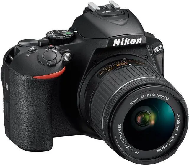 Alt view image 4 of 4 - Nikon D5600 24.2MP DX-Format DSLR Digital Camera Dual Zoom Lens Kit - (Renewed)